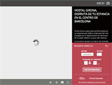 Tablet Screenshot of hostalgirona.com